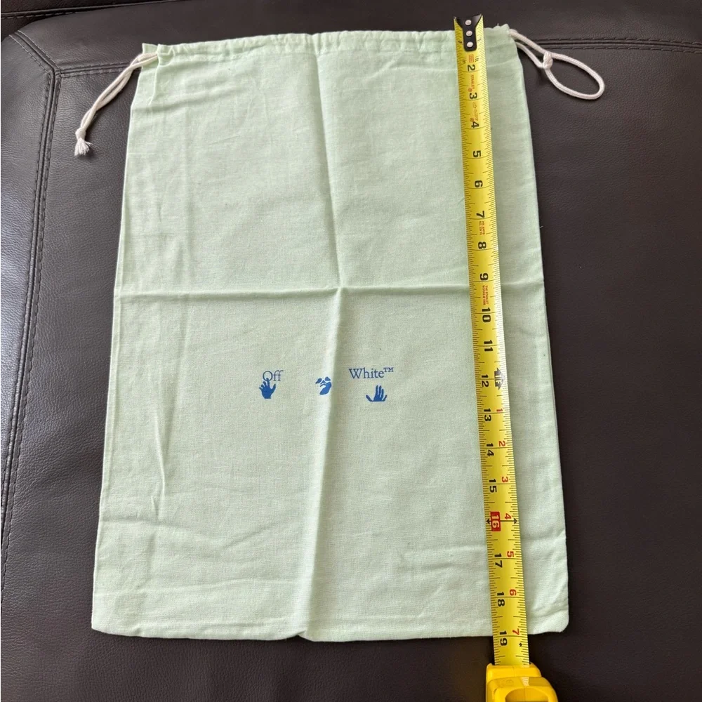NWOT Off-White Dust Bag